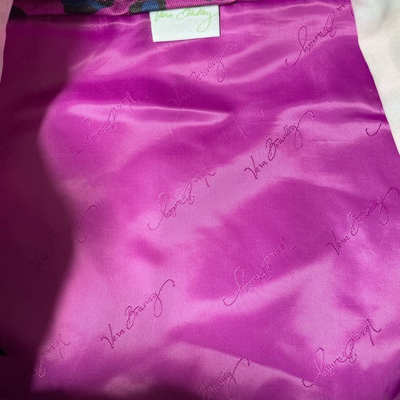 Vera Bradley Magenta Leopard Animal Print Nylon Multi Pocket Backpack - Picture 7 of 8